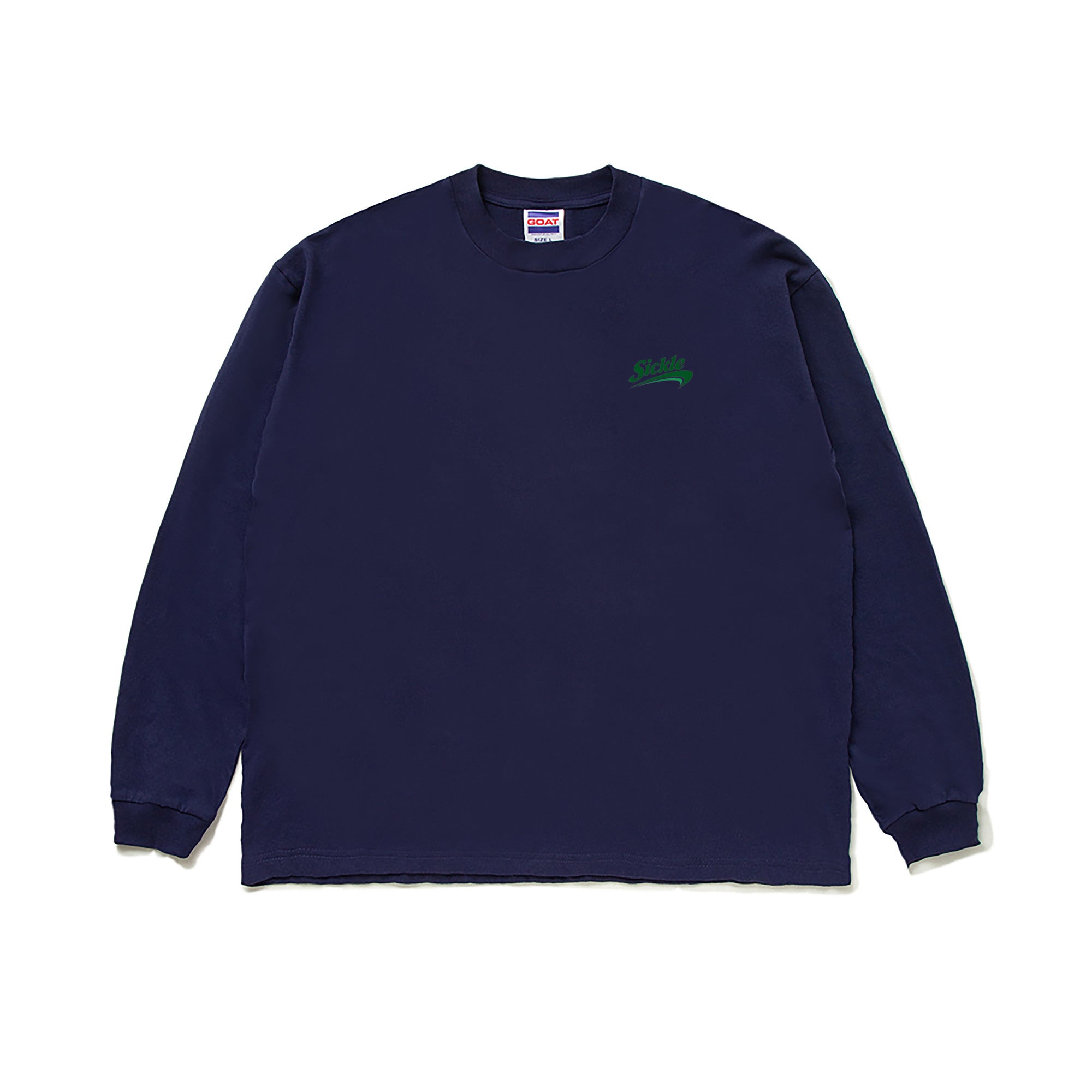 Newport L/S Tee -Left Chest- navy image