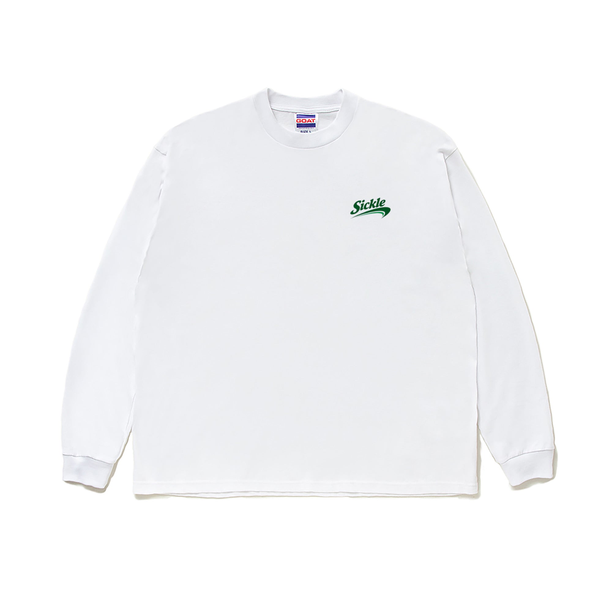 Newport L/S Tee -Left Chest- white image