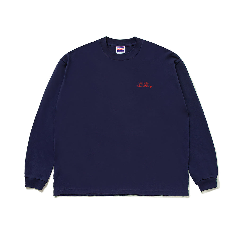 Canon logo L/S Tee navy image