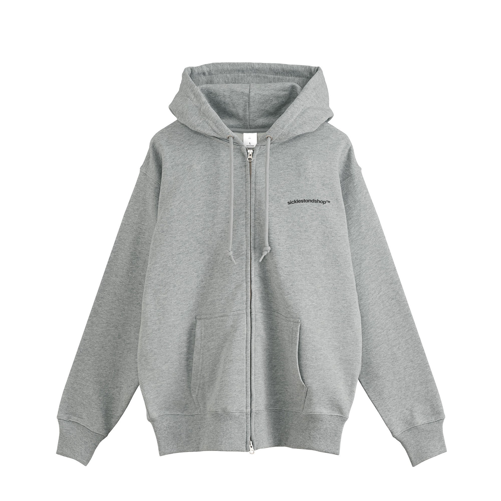 Arch ™️ Logo Zip Hoodie gray image