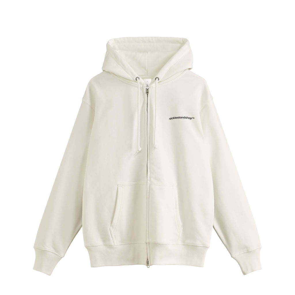 Arch ™️ Logo Zip Hoodie white image