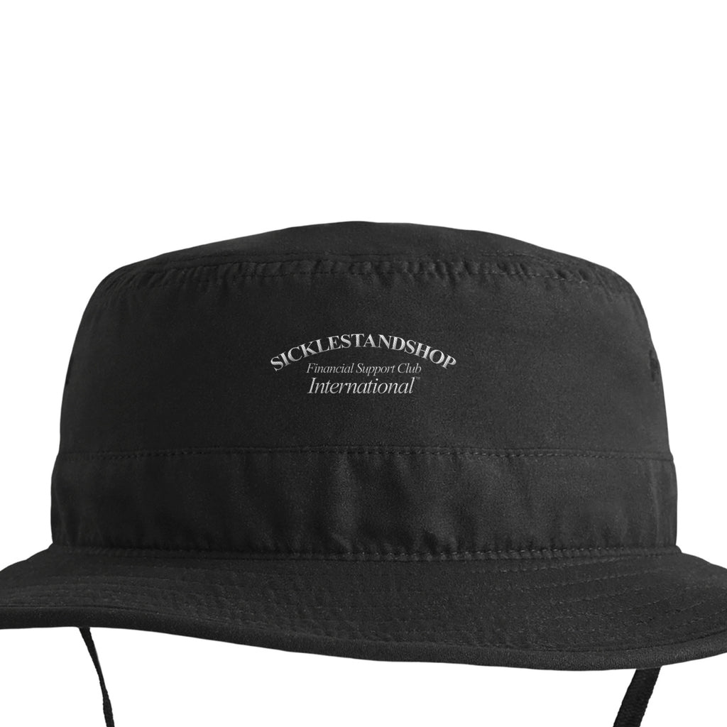 Financial Logo Safari Hat black image