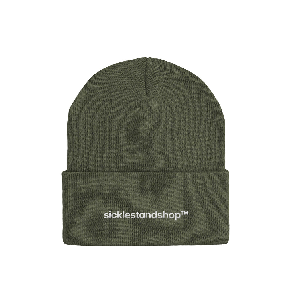 Authentic Logo Beanie olive-drab image