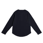 Camel Waffle Henley Neck navy image