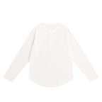 Camel Waffle Henley Neck white image