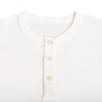 Camel Waffle Henley Neck white image