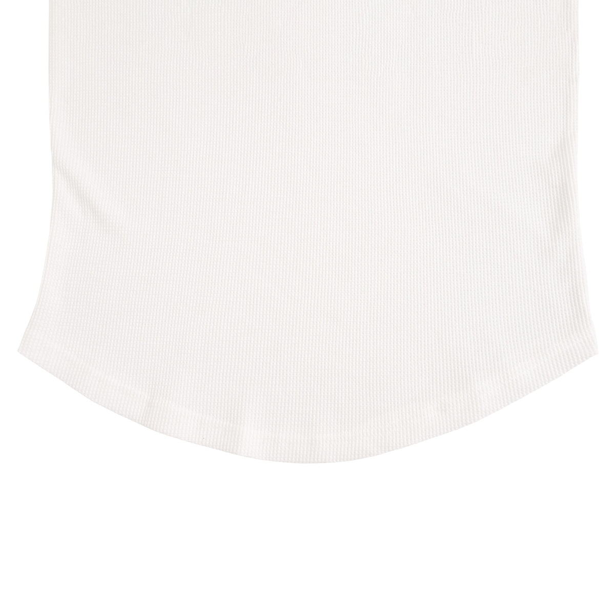 Camel Waffle Henley Neck white image