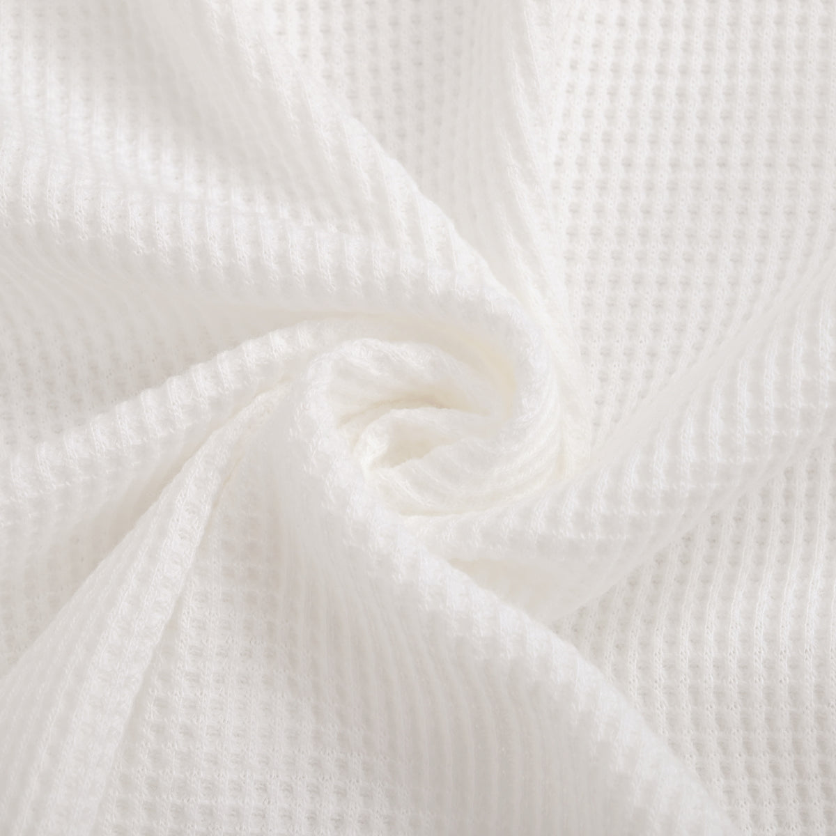 Camel Waffle Henley Neck white image