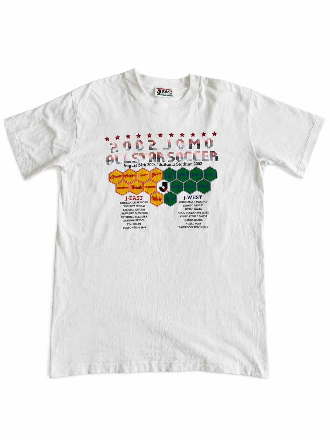 2002 J.League JOMO ALLSTAR SOCCER Tee