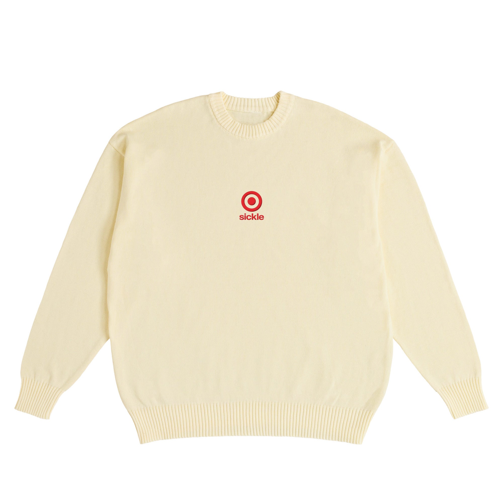 Target Crew Neck Knit -Center- ivory image