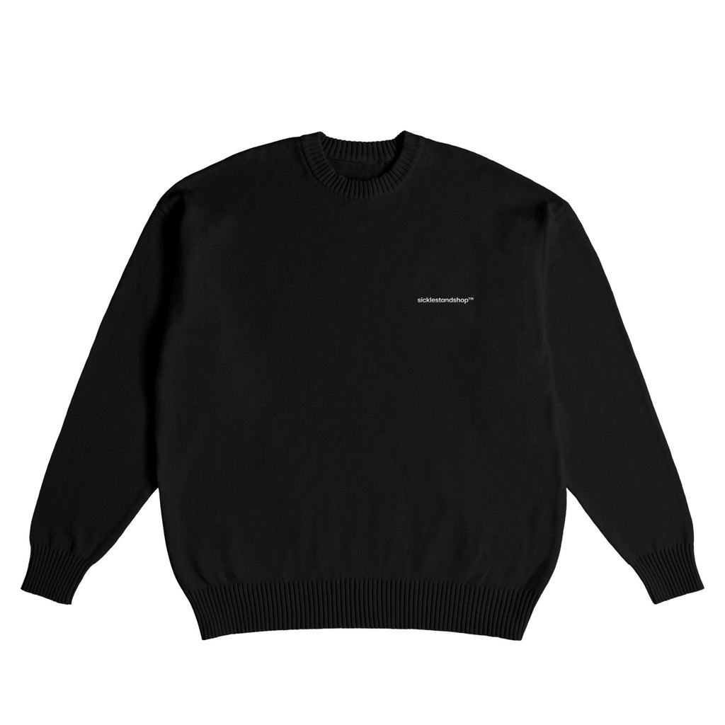 Trademark Cotton Crew Neck Sweater black image
