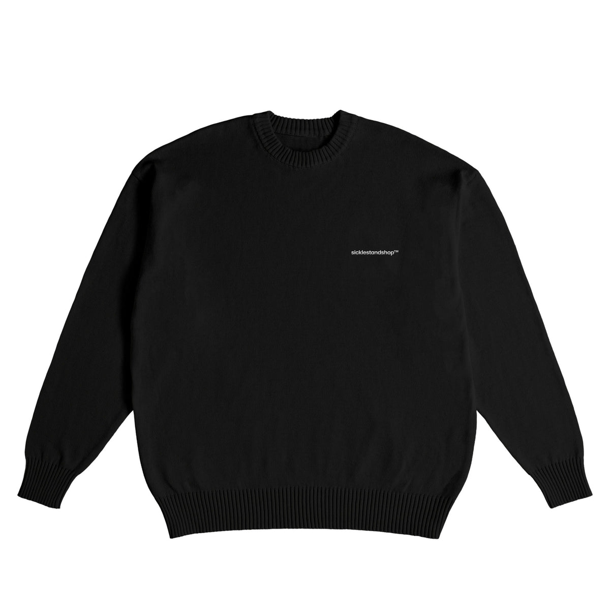 Trademark Cotton Crew Neck Sweater black image