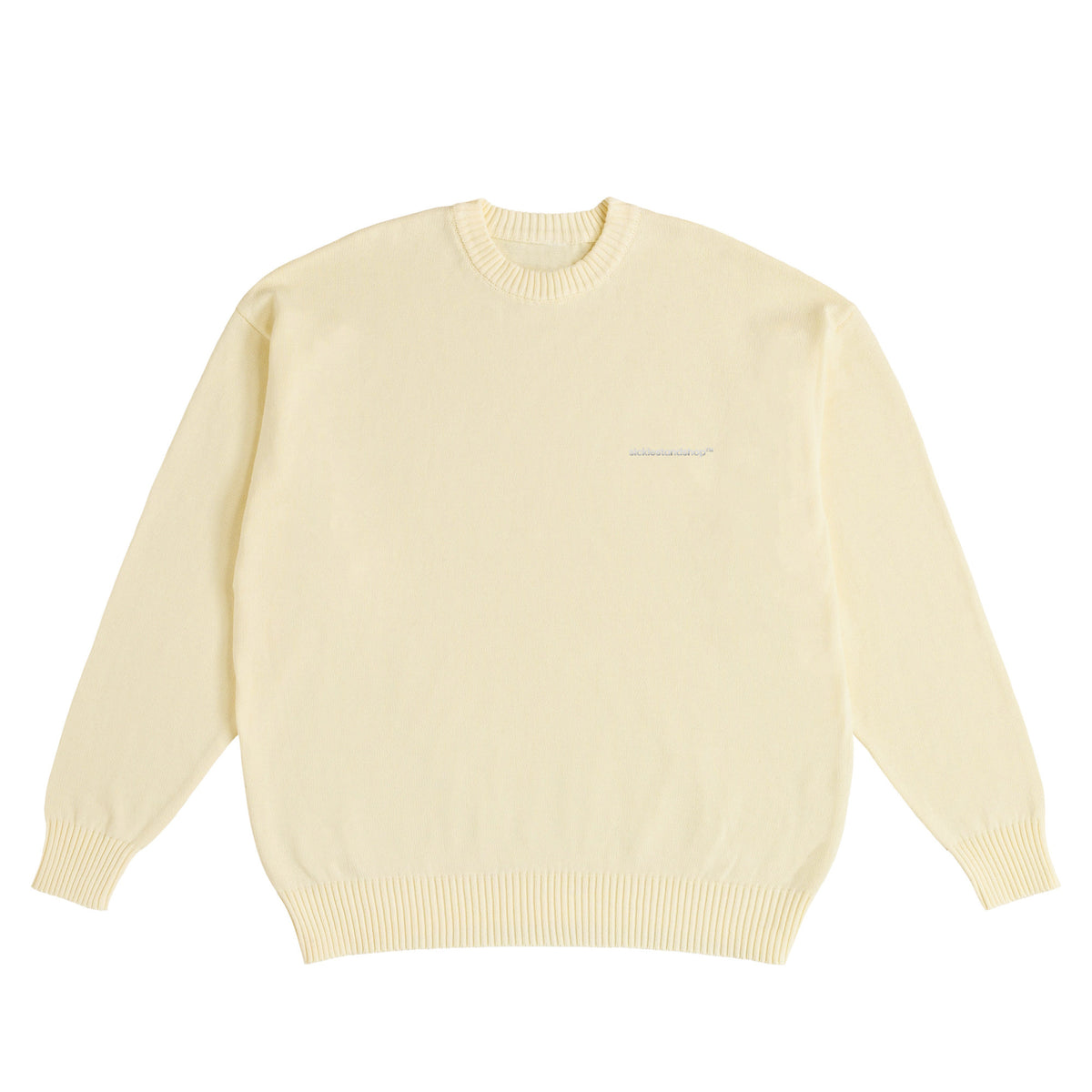 Trademark Cotton Crew Neck Sweater ivory image