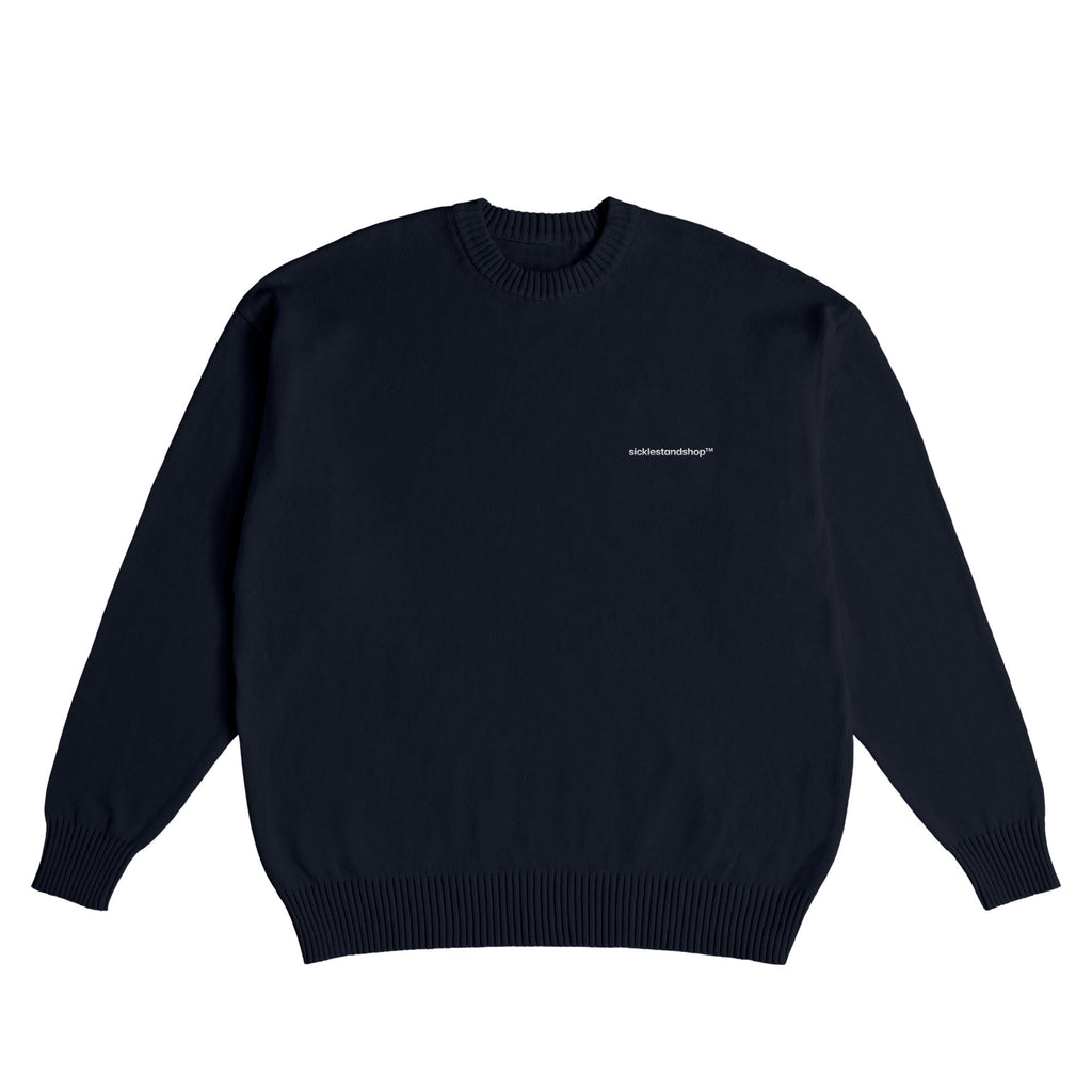 Trademark Cotton Crew Neck Sweater navy image