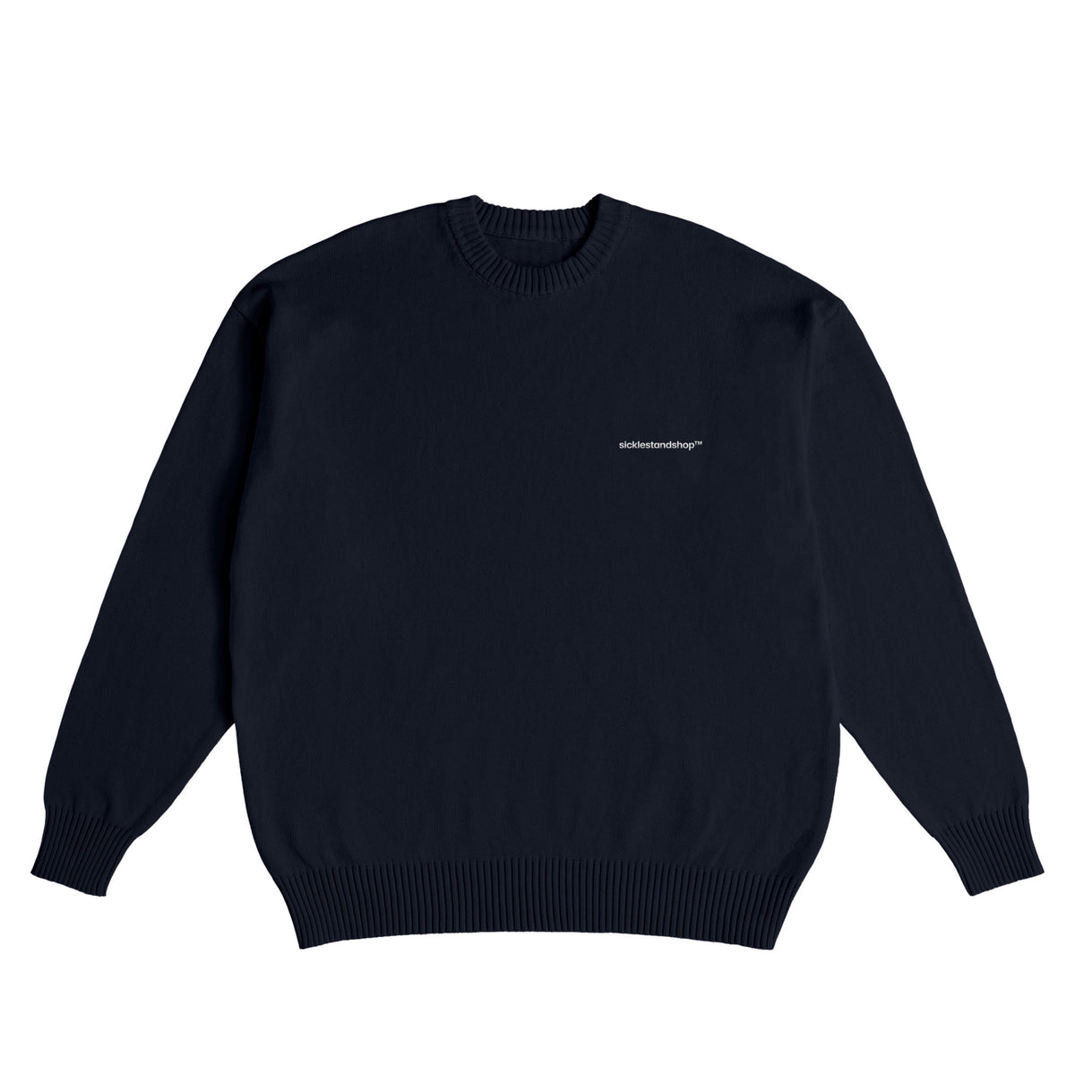Trademark Cotton Crew Neck Sweater navy image