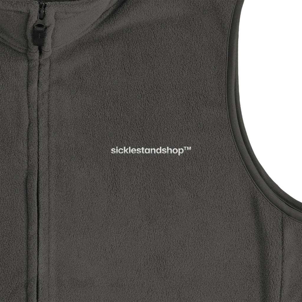 Trademark FLEECE VEST charcoal image
