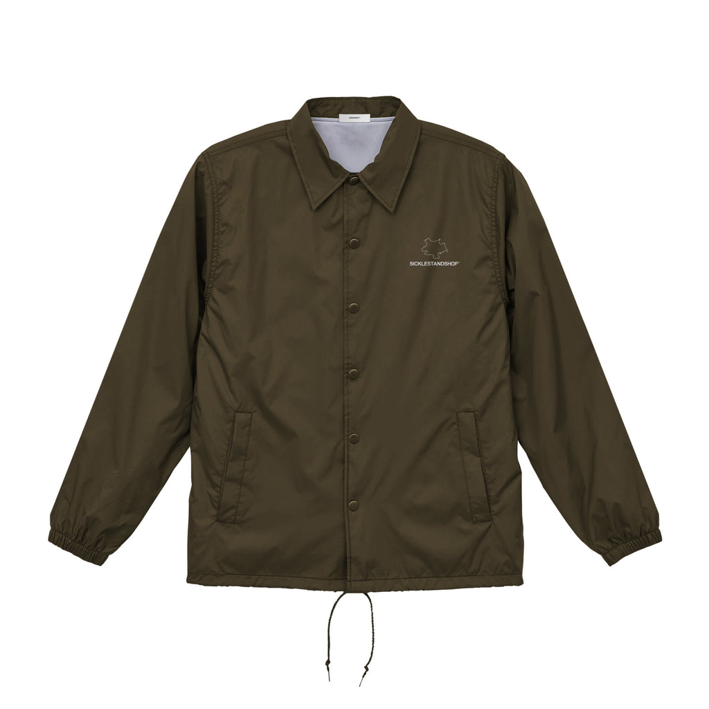 Topography Logo Coach Jacket seal-brown image