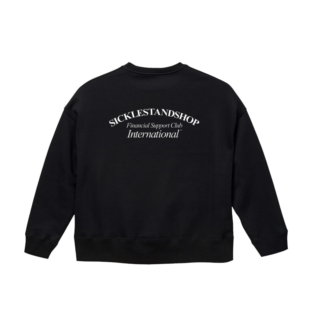 Financial Support Club Crewneck black image