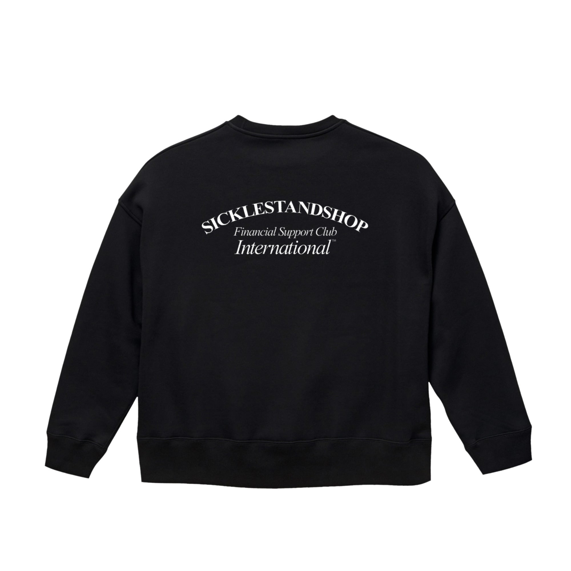 Financial Support Club Crewneck black image