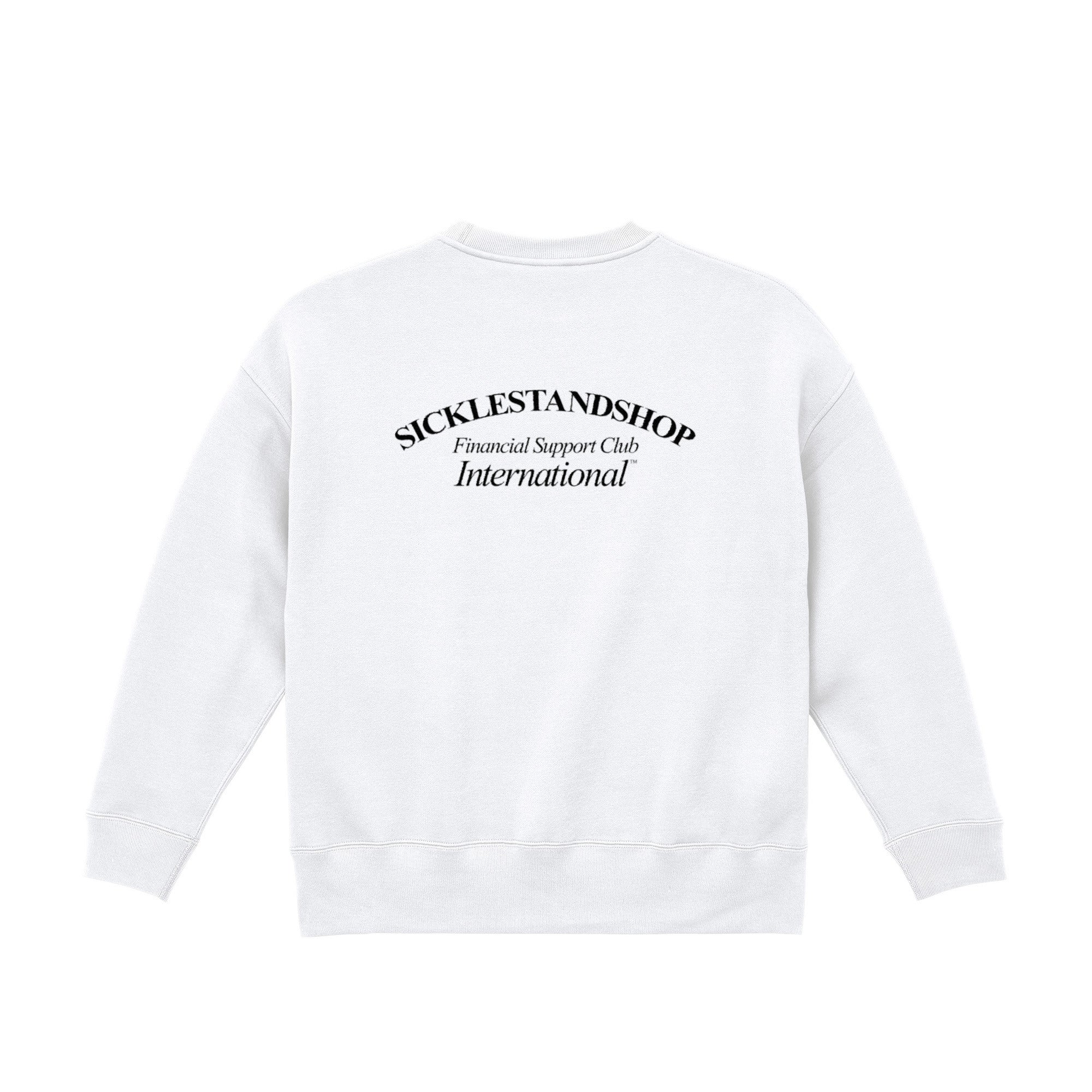Financial Support Club Crewneck white image