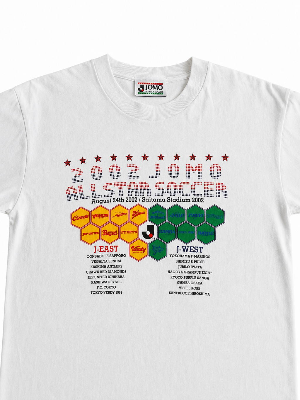 2002 J.League JOMO ALLSTAR SOCCER Tee