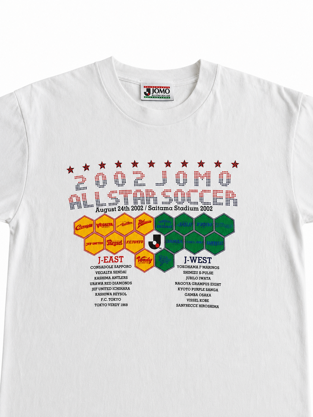 2002 J.League JOMO ALLSTAR SOCCER Tee