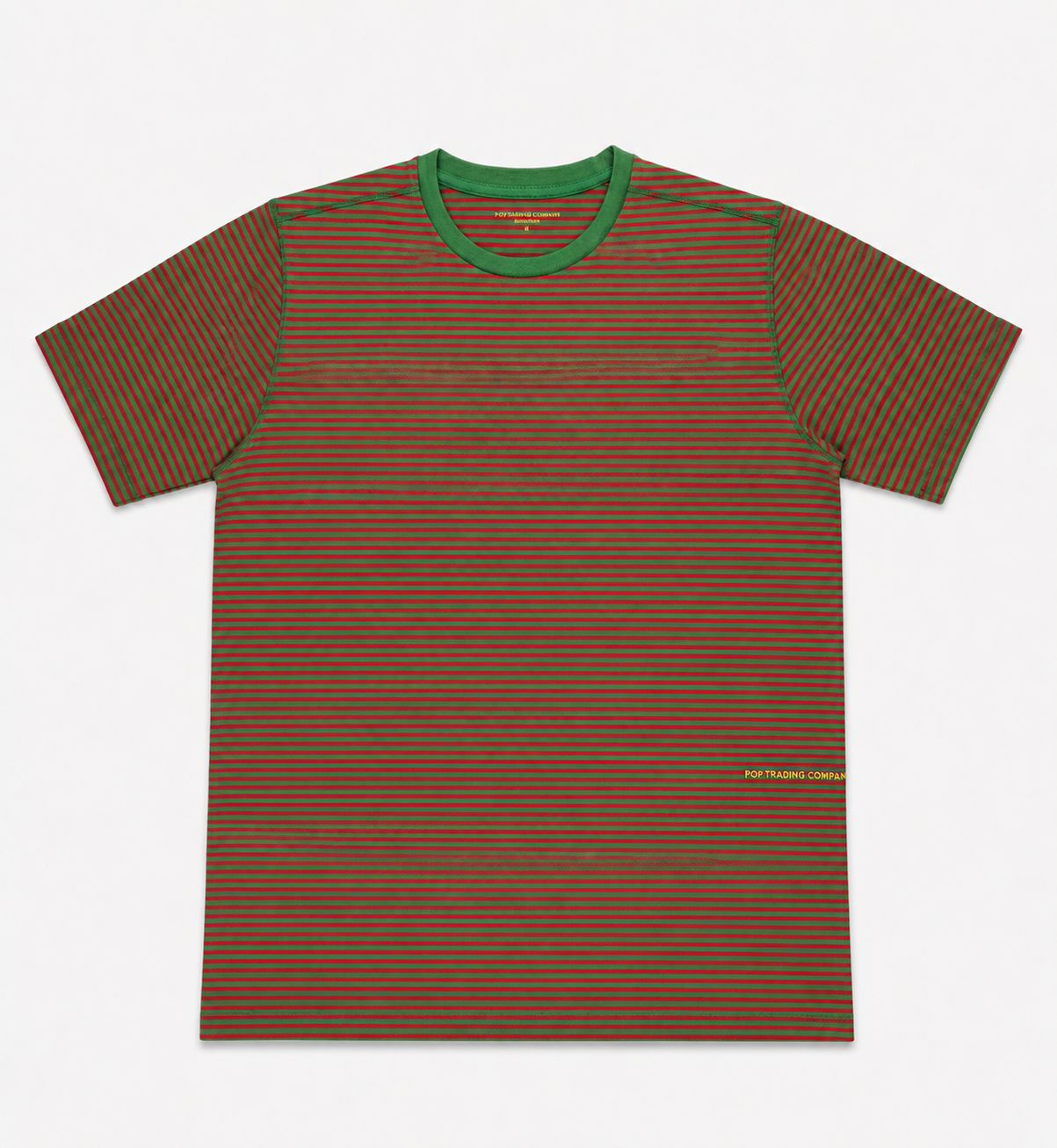 Pop Trading Company Pop Striped Logo T-Shirt "WORKSOUT Edition"