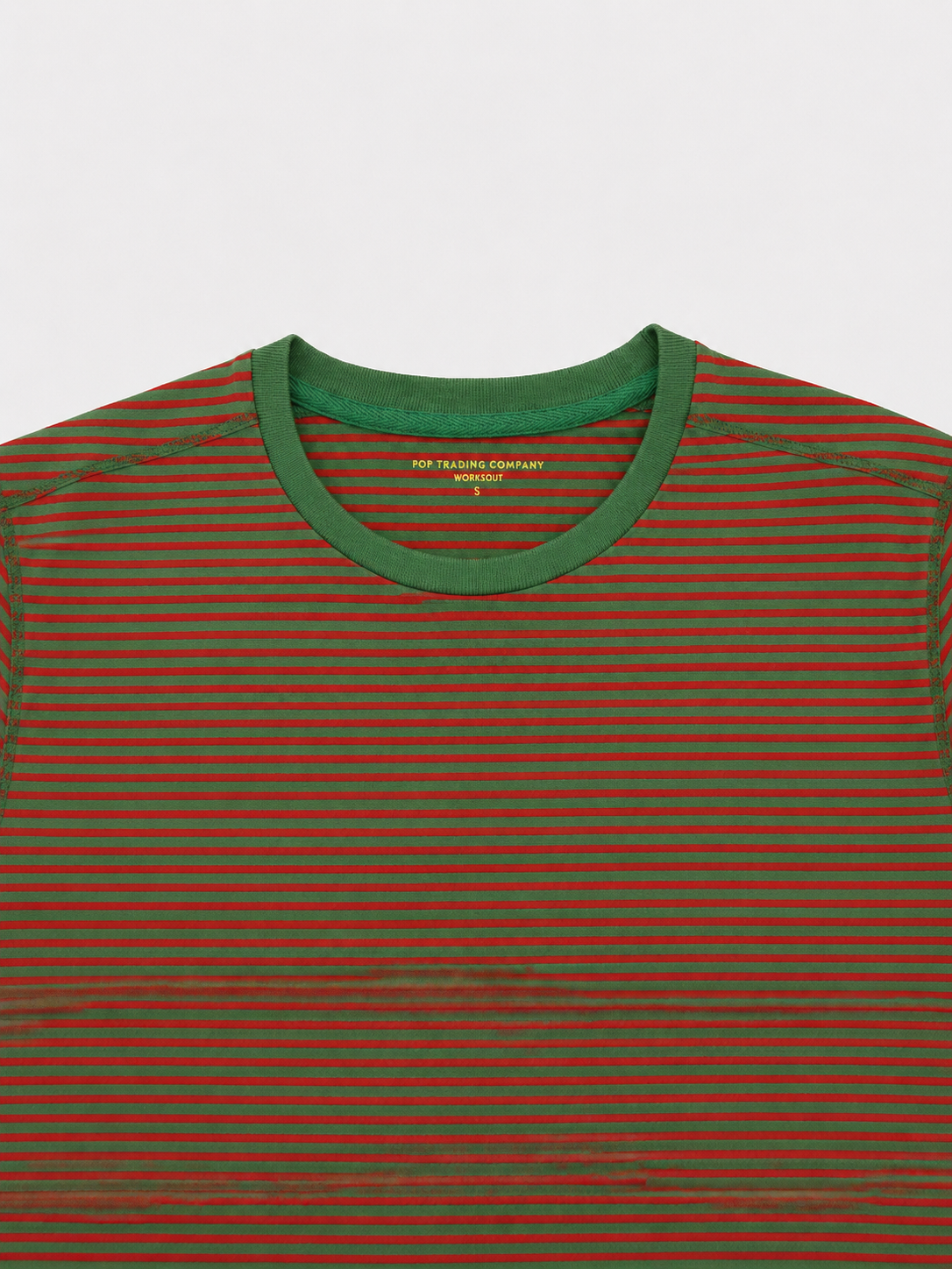 Pop Trading Company Pop Striped Logo T-Shirt "WORKSOUT Edition"